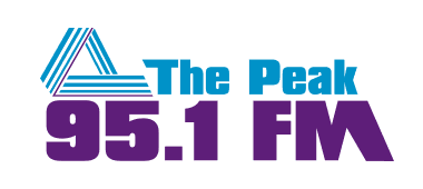 95.1 THE PEAK FM logo