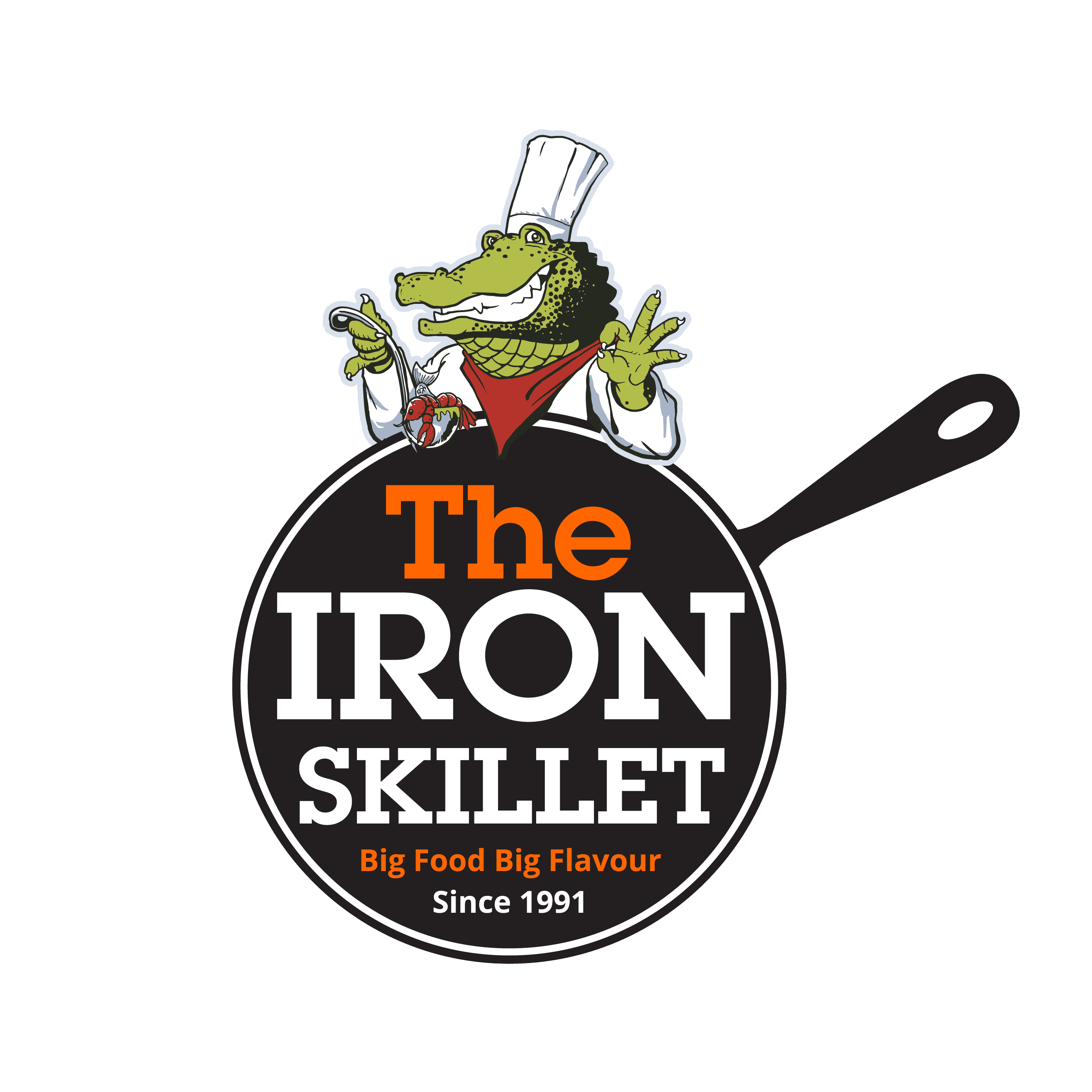 THE IRON SKILLET logo