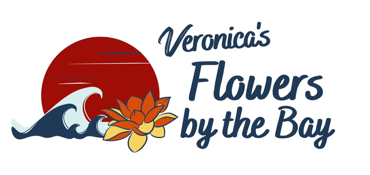 VERONICA'S FLOWERS BY THE BAY logo
